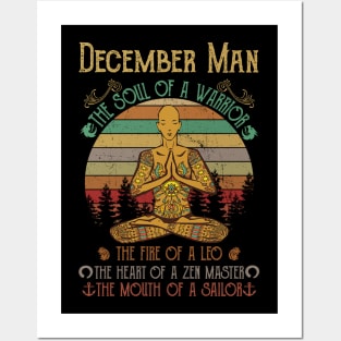 Yoga December Man Posters and Art